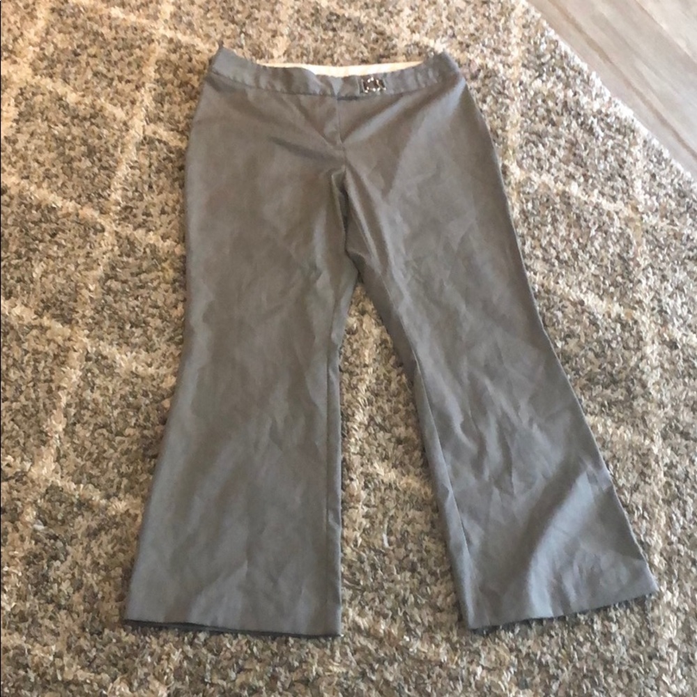 Petite grey work pant
